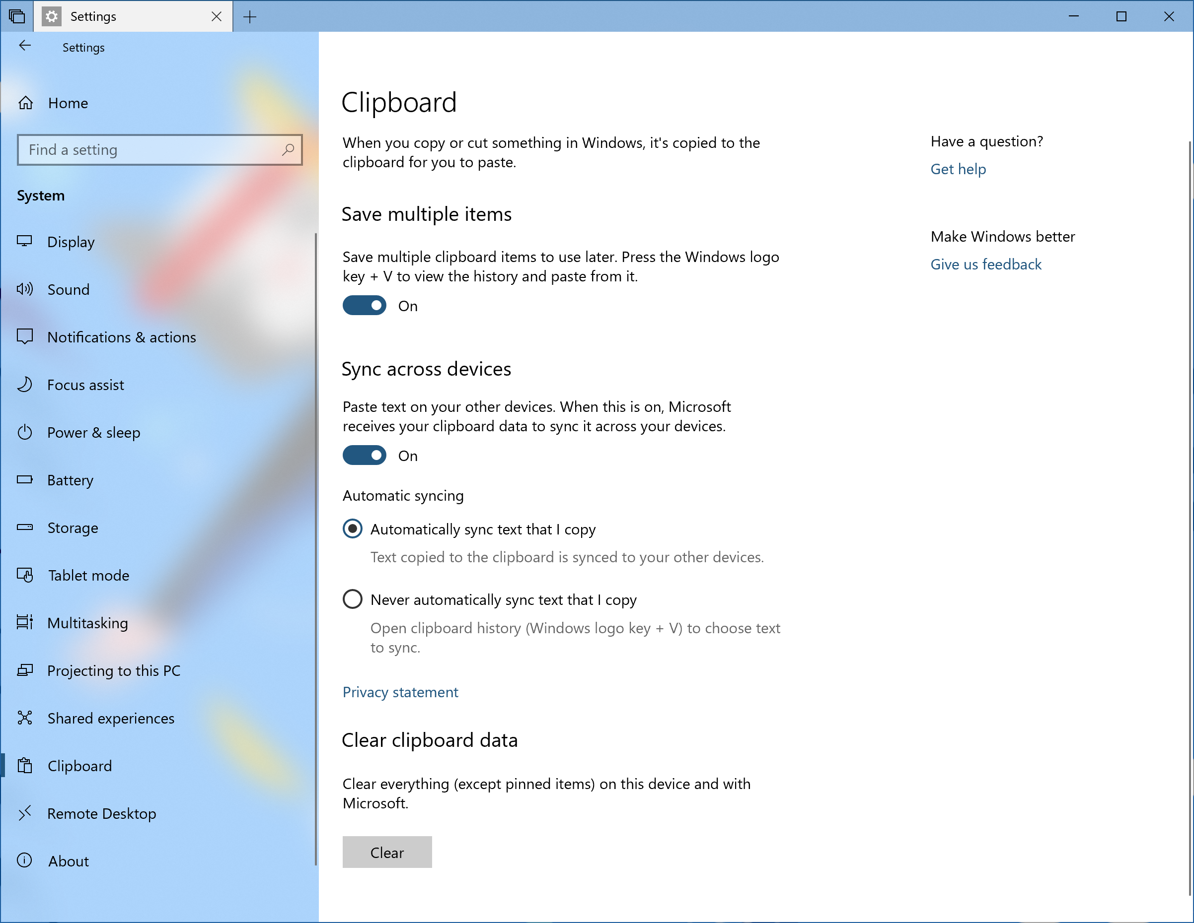 Microsoft's Official Clipboard Manager